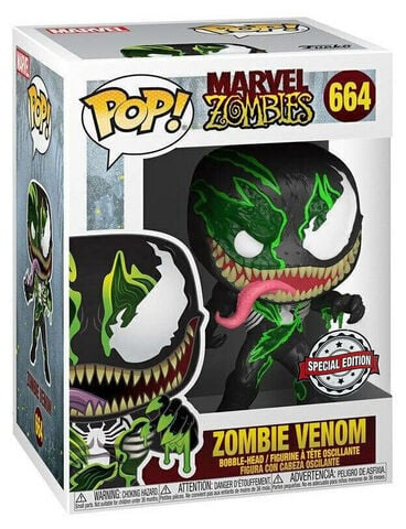 Figurine Funko Pop! N°664 - Marvel Zombies - Venom (exclusivité Gs)